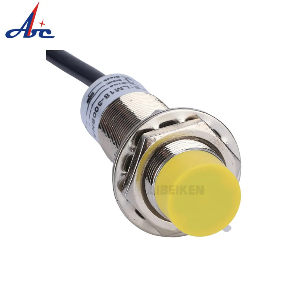 M8 M12 M18 Non-Screen Shield Type High Head Two/ Three WirePNP/NPN NO NC Proximity Switch Metal Inductive Approach Sensor Switch