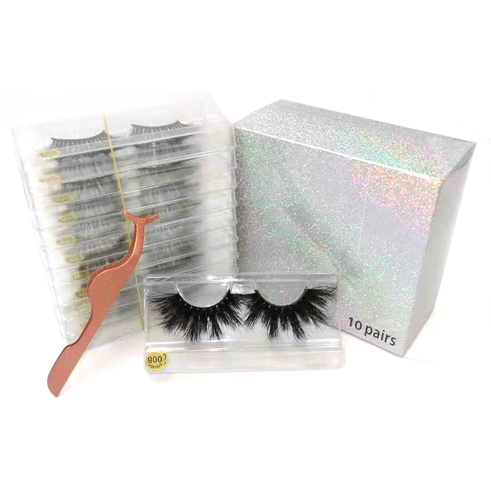 

New Wholesale 25mm Eyelashes 3d Mink Lashes Mink Eyelashes Natural Soft Wholesale False Eyelashes Make ups False Lashes In Bulk