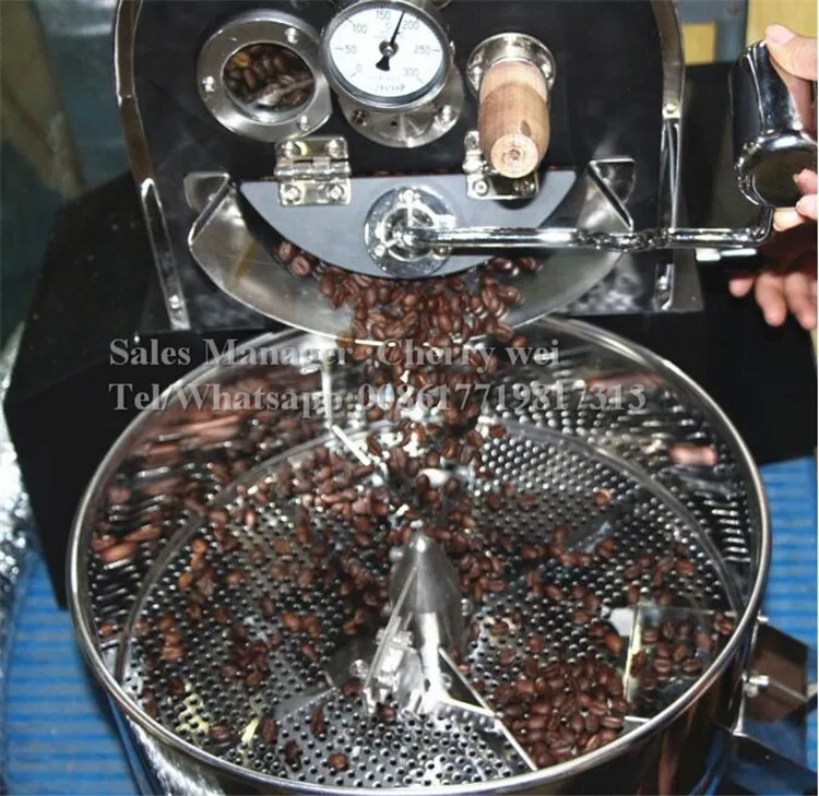 Best selling 304ss commercial coffee roaster/coffee roaster roasting machines/probat coffee roaster for sale