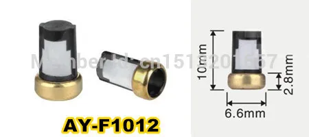 wholesale  20pieces fuel inyector filtro micro 6.6*2.8*10mm for marelli top quality auto parts   (AY-F1012)