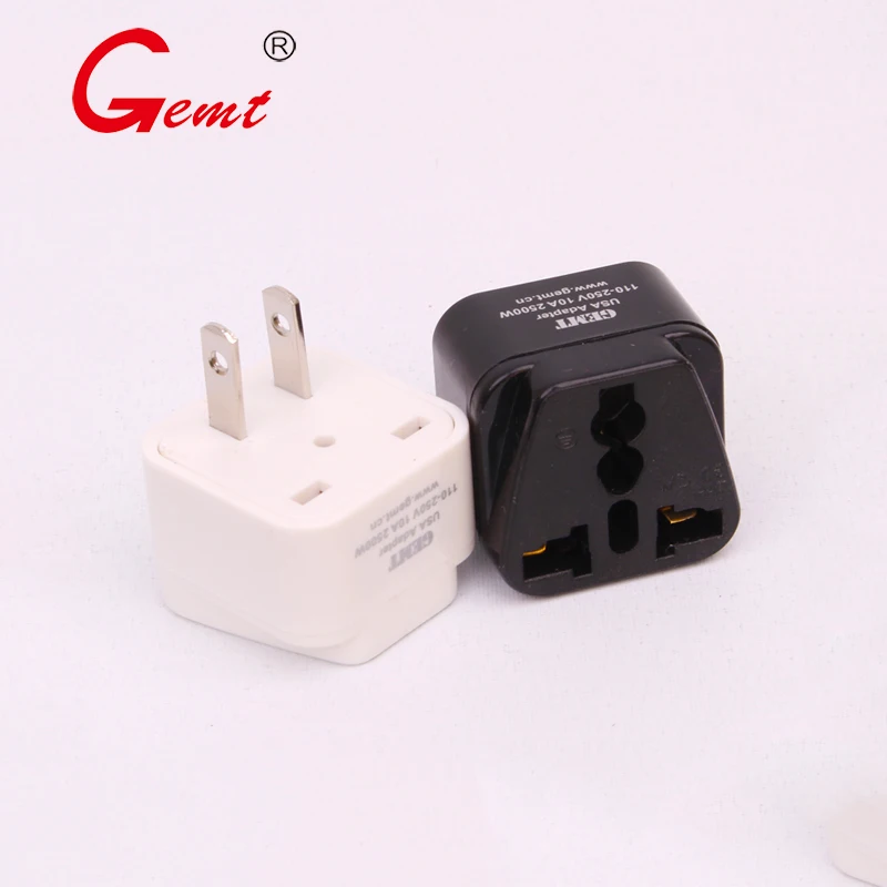 American Two Pin Flat Conversion Plug Japan Taiwan Conversion Socket Power Plug Universal Hole Converter Power Charger Socket