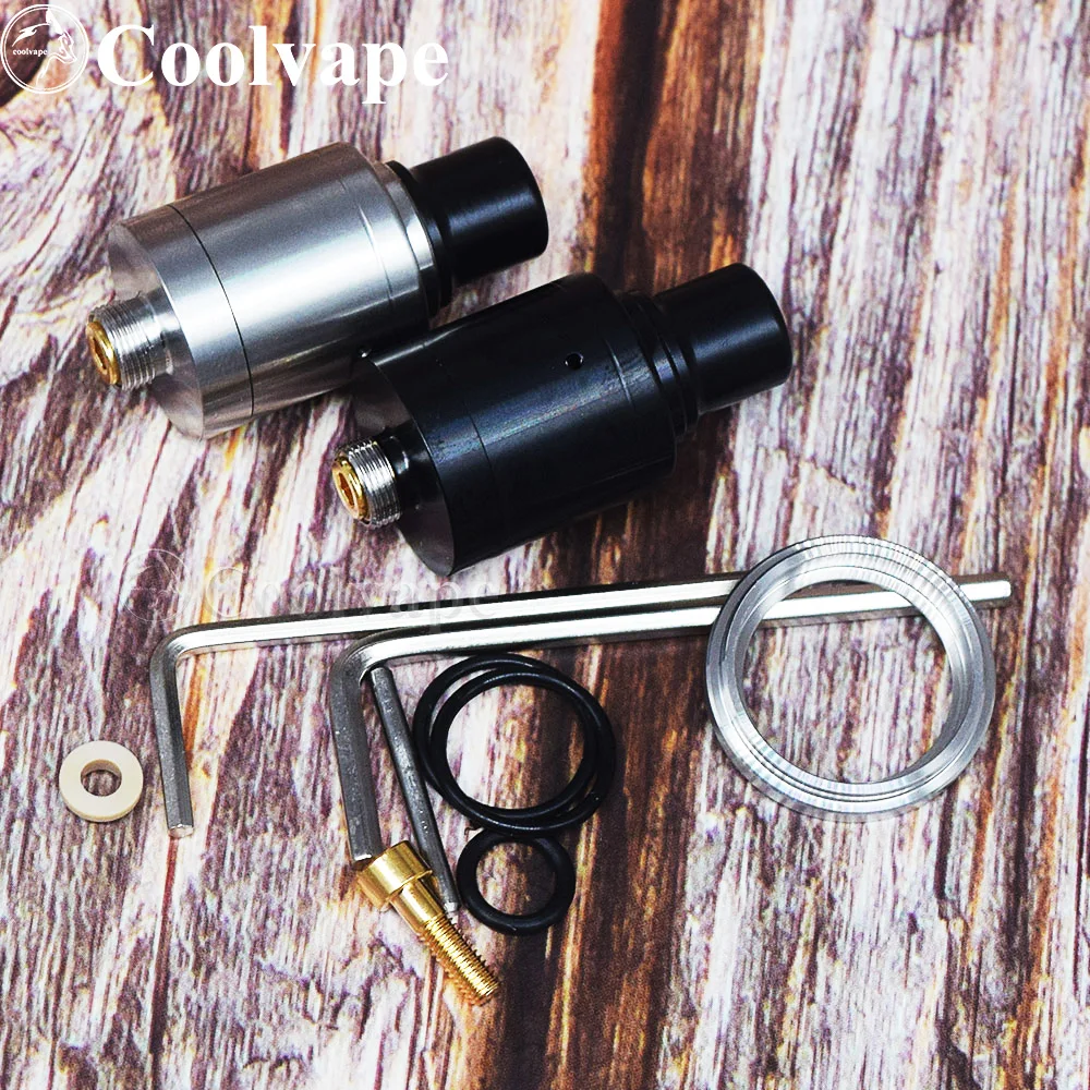 Wolf Coolvape Speed Pretty rda vapeアトマイザー、DIY電子タバコ、316ss素材、メカニカルスレッド、ボックスmod、18mm