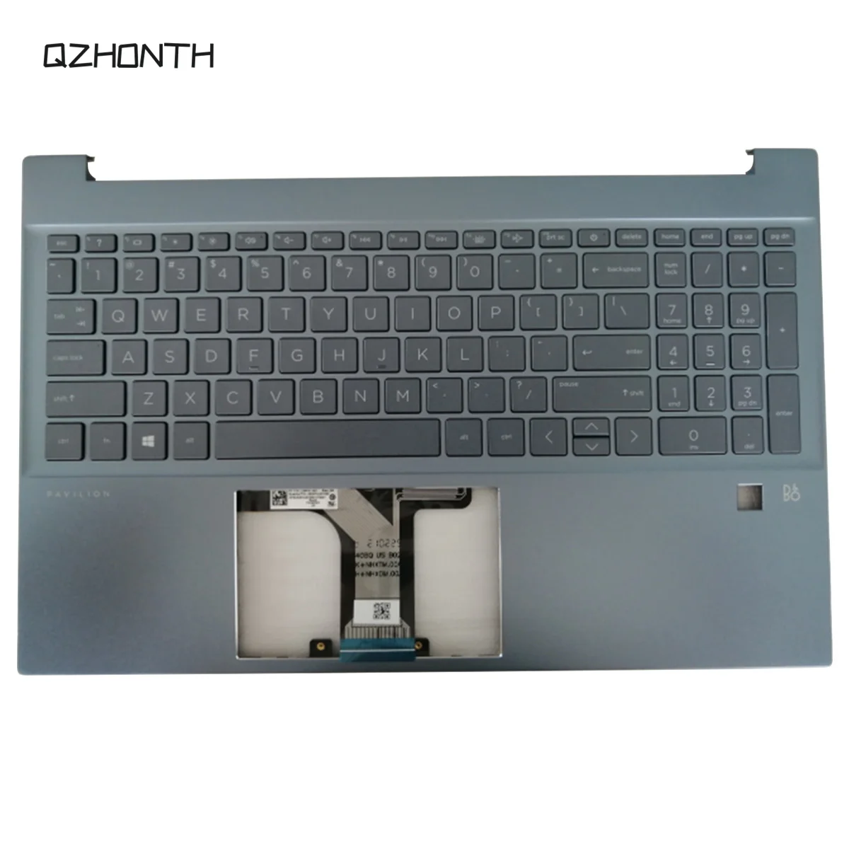 

New For HP Pavilion 15-EH 15-EG 15-EG0067ST Palmrest w/ FRP Backlit Keyboard M08918-001 Blue