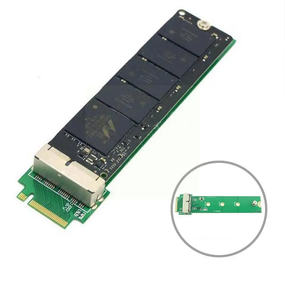 12+16 Pin SSD to M.2 NGFF PCI-e Adapter Converter For Apple A1465 Pro 2013-2015 Air A1466 SSD M0U1