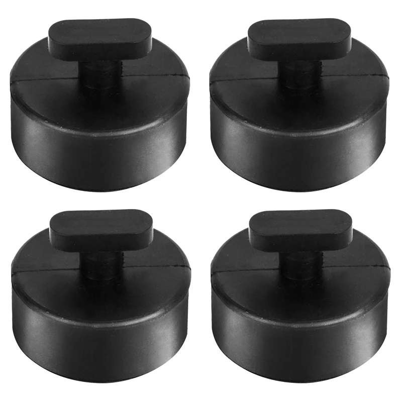 

4 PCS Car Jack Support Block Rubber Pad Solid Adapter Rubber Jack Pad Rubber Pad for Chevrolet Corvette C5 C6 C7