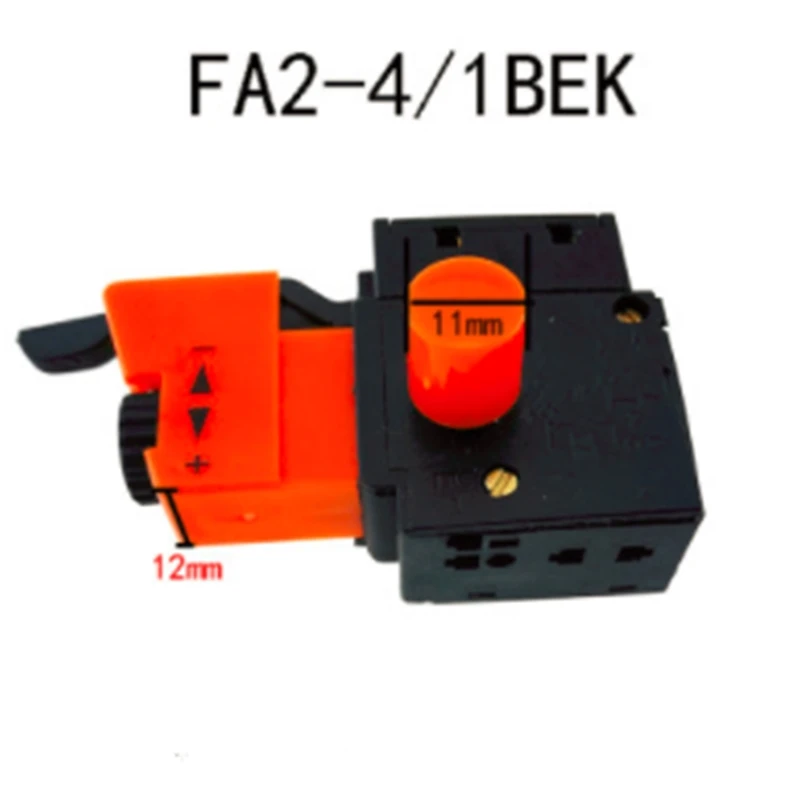 

10pcs AC 250V/4A FA2-4/1BEK Adjustable Speed Control CW/CCW Switch For Electric Drill Power Tool Trigger Switches