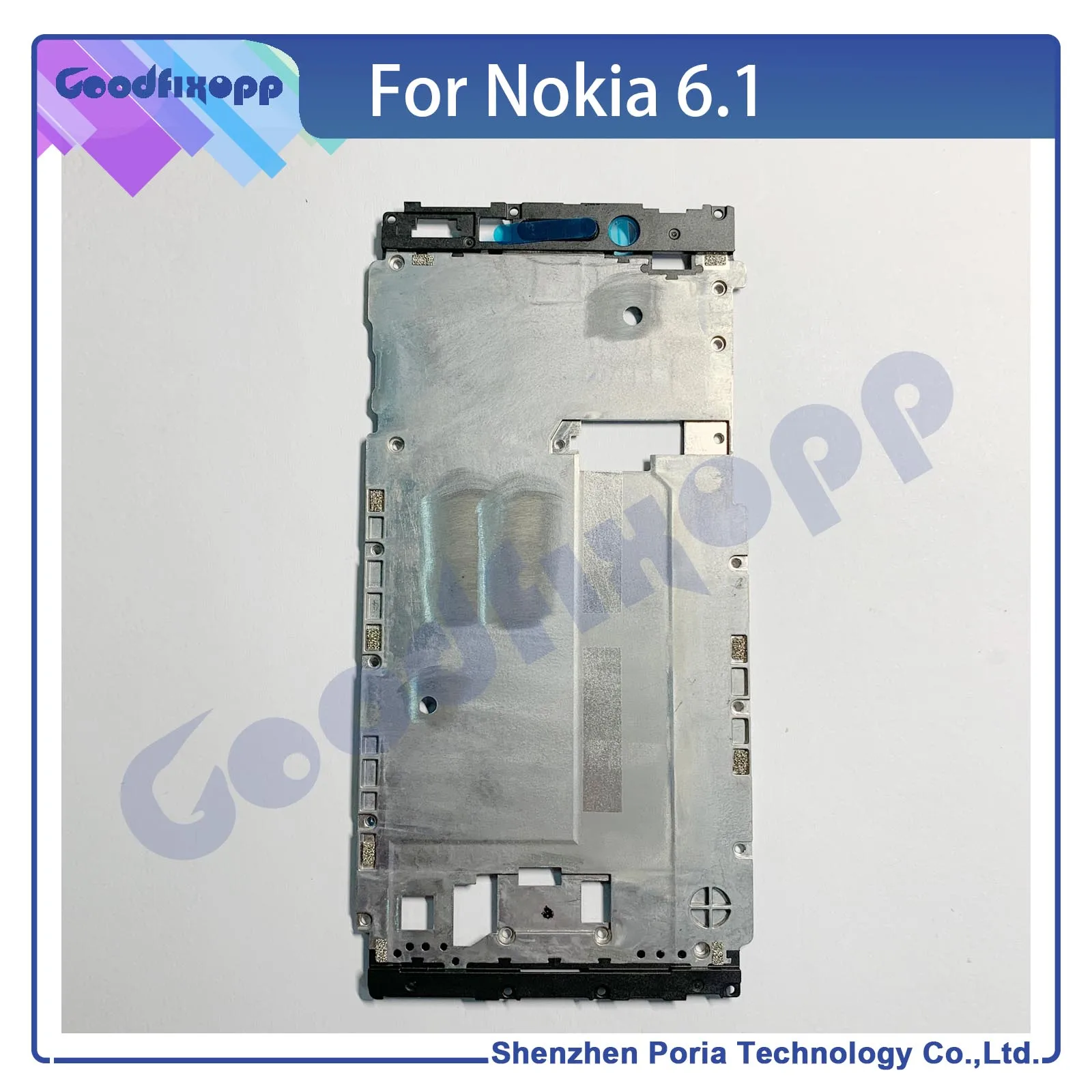 For Nokia 6.1 TA-1043 TA-1045 TA-1050 TA-1054 TA-1068 Media Case Front Frame ,Middle Bezel Frame ,LCD Screen Support Front Frame