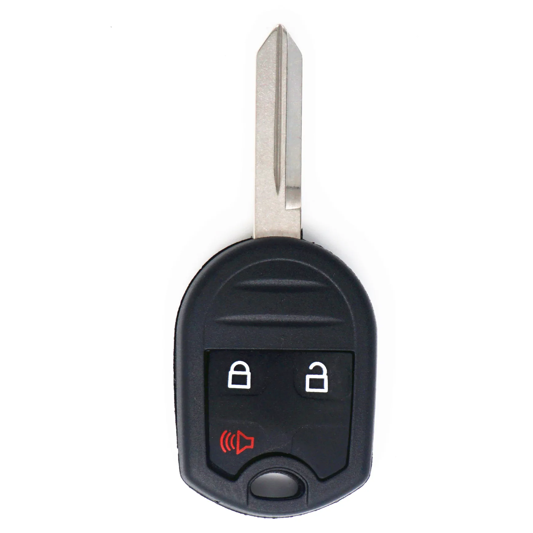 WFMJ 3 Buttons Remote Smart Key Case Chain Shell Fob For Ford E-150 E-250 E-350 E-450 F-250 F-350 F-450 F-550 Windstar Explorer