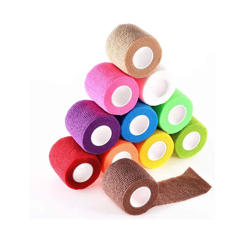 6/10/20Pcs Tattoo Sport Wrap Bandage Tattoo Self Adhesive Elastic Bandage Tattoo Grip Cover Sport Wrap Tape Tattoo Accesories