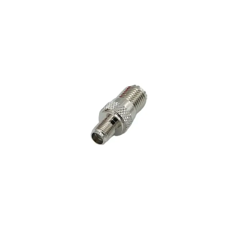 MINI UHF To SMA Coax Adapter Convertor Straight Connector Mini UHF Female To SMA Female Connector Nickelplated