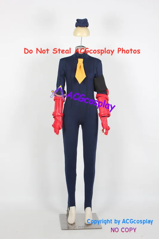 Cammy Cosplay Costume Decapre cosplay costume navy blue include headgear acgcosplay costume