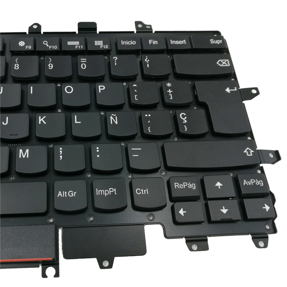 Imagem -03 - Teclado Retroiluminado para Laptop com Retroiluminação es Teclado Espanhol Lenovo Thinkpad Carbon x1 Gen 4th 2023 Sn20k74755 01av186 00pa707