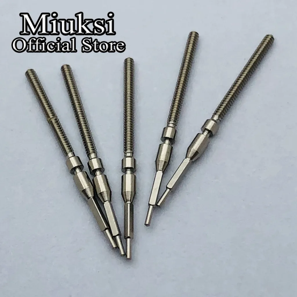 Miuksi stainless steel crown kit Miyota 8200 8205 8215 821A movement winding stem