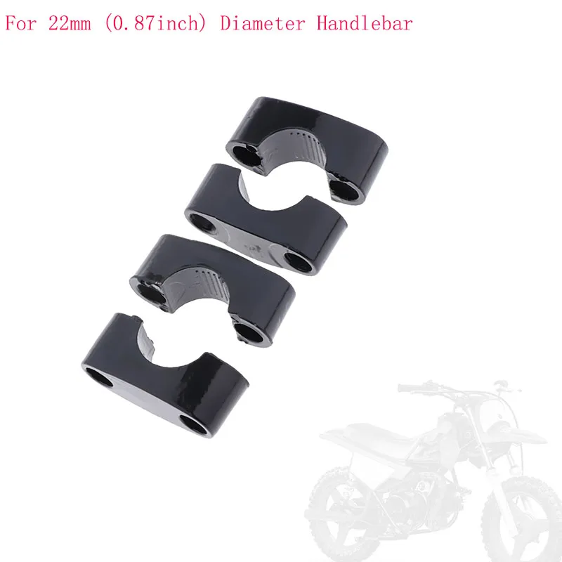 Motorcycle HandleBar Fat Bar Mount Clamp Adaptor Risers Adapter For 22mm Diameter Universal Motorcycle Aluminum Alloy