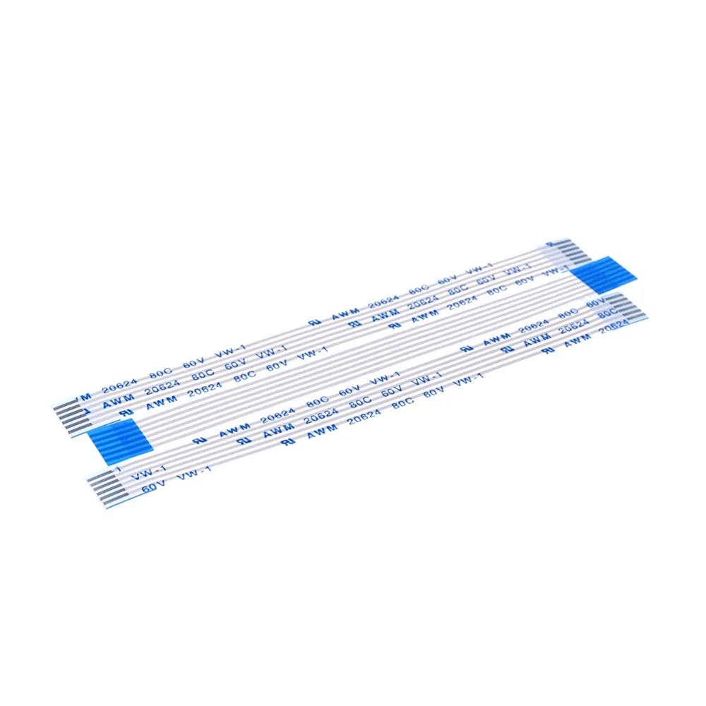 2pcs Flexible Flat Cable FFC 5 PIN 1.25 mm pitch Contacts Same Sides directions 250 mm Length Type A