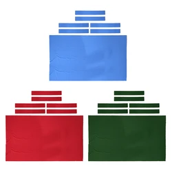 Tovaglia da biliardo in misto lana da 7/8 piedi, tavolo da biliardo, accessorio in feltro, panno da biliardo di ricambio per giocatori casual