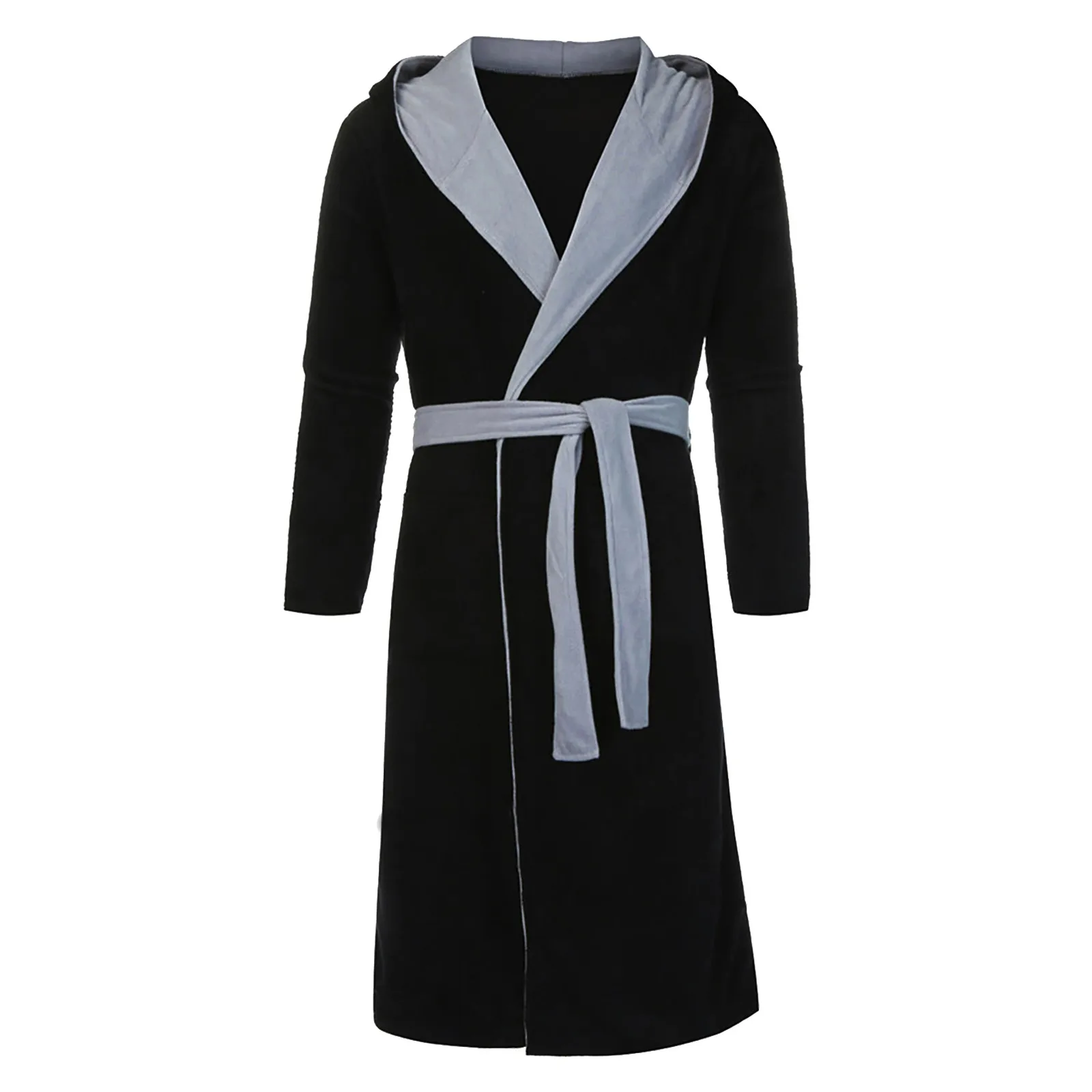 Hot Koop Heren Winter 2021 Warm Robes Nachtkleding Dikke Verlengd Pluche Sjaal Badjas Kimono Thuis Kleding Lange Mouwen Nachtjapon