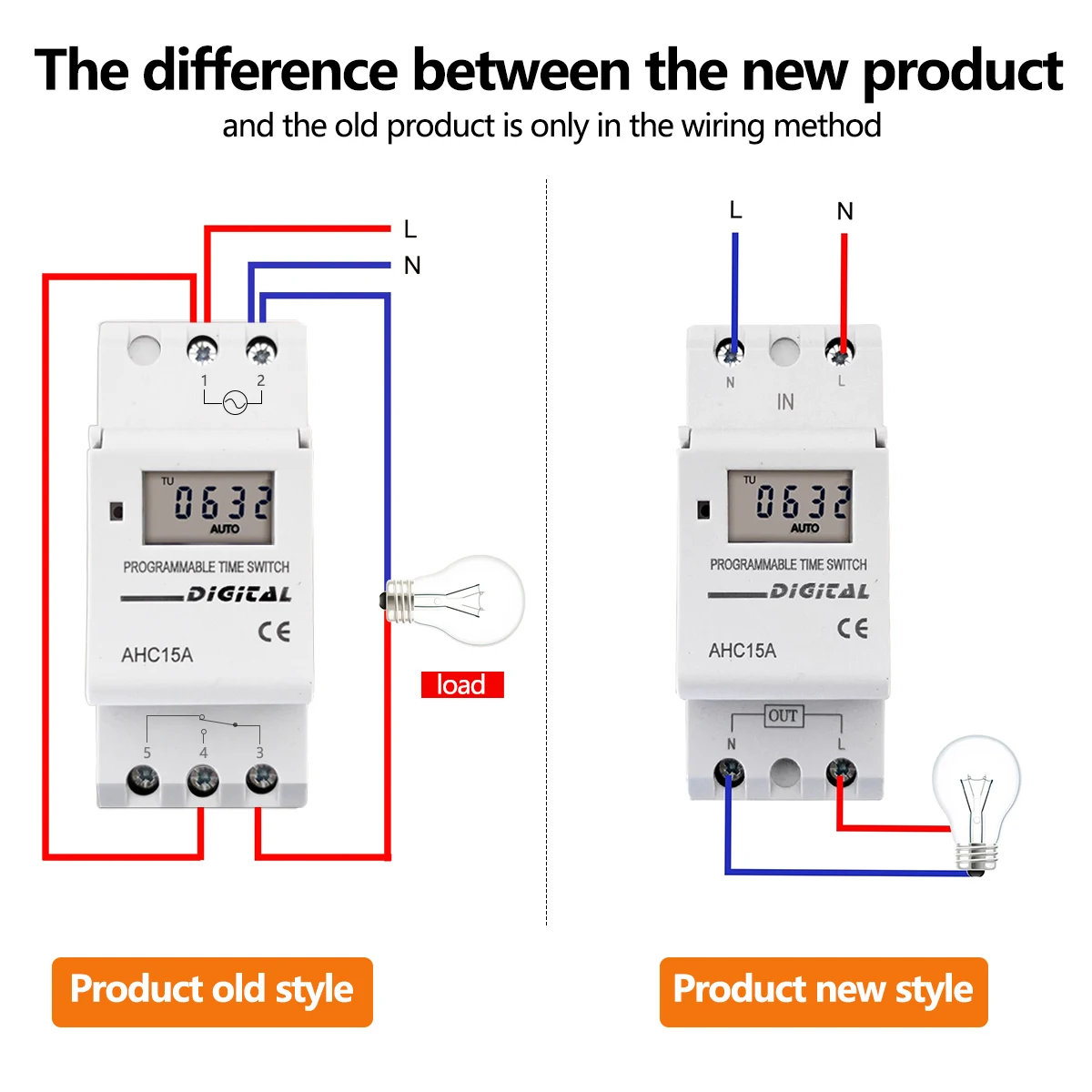 Electronic Weekly 7 Days Programmable Digital TIME Relay Timer Switch Control AC 220V 230V 12V 24V 48V 16A Din Rail Mount THC15A