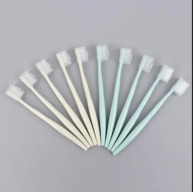 20 PCS/Lot Multi-Color Soft Bristle Small Head Toothbrush Nano Tooth Brush Portable  Eco-friendly Brush Tooth Care Oral Hygiene