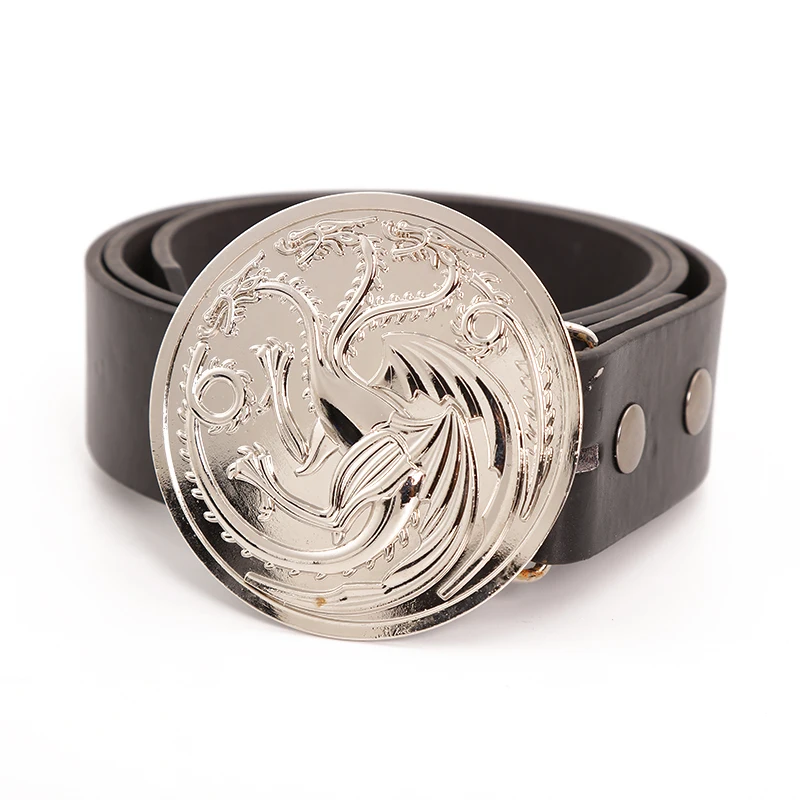 Western Cowboy Belt Buckle Dragon Power Animasi Personality Belt Link Buckle Belt Buckle untuk Pria dan Wanita