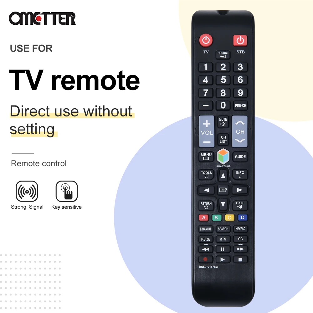 Nuovo BN59-01178W per Samsung TV Telecomando di Controllo UE40F6400AK UE40F6400AW UE40F6400AWXXC UE40F6400AKXXU UA40F6400AM UE40F6400