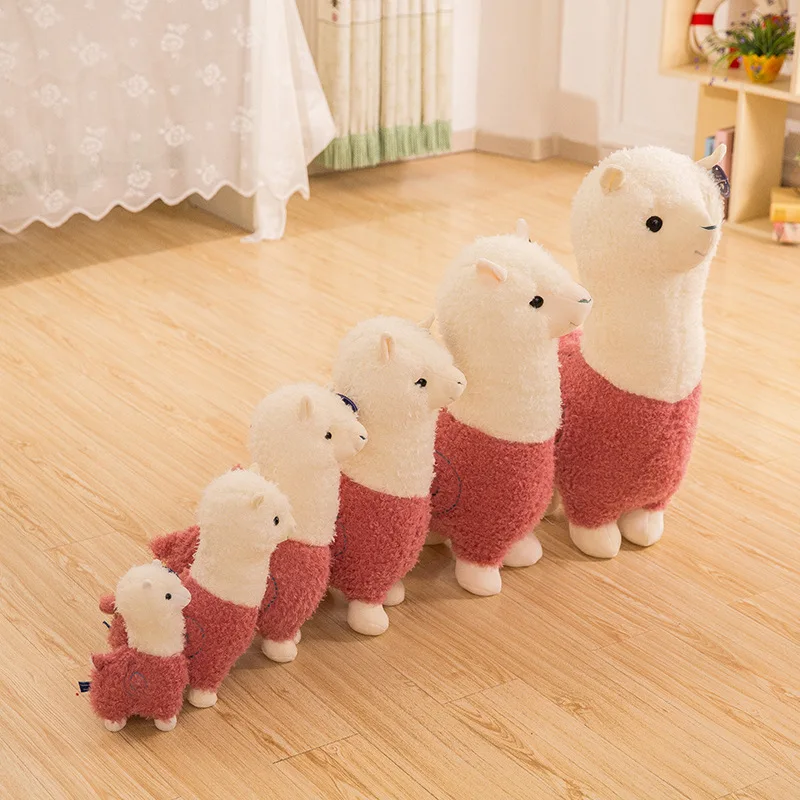 Cute Stuffed Toys Kawaii Alpaca Llama Plush Toys Doll Stuffed Animal Dolls Soft Plush Alpaca Dolls Sofa Pillow Kid Birthday Gift