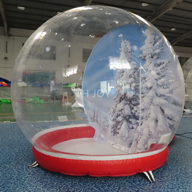 fast air ship to door, Outdoor Inflatable Christmas Snow Globe Ball, 3m 10ft diameter Human Snow Globe inflatable dome tent