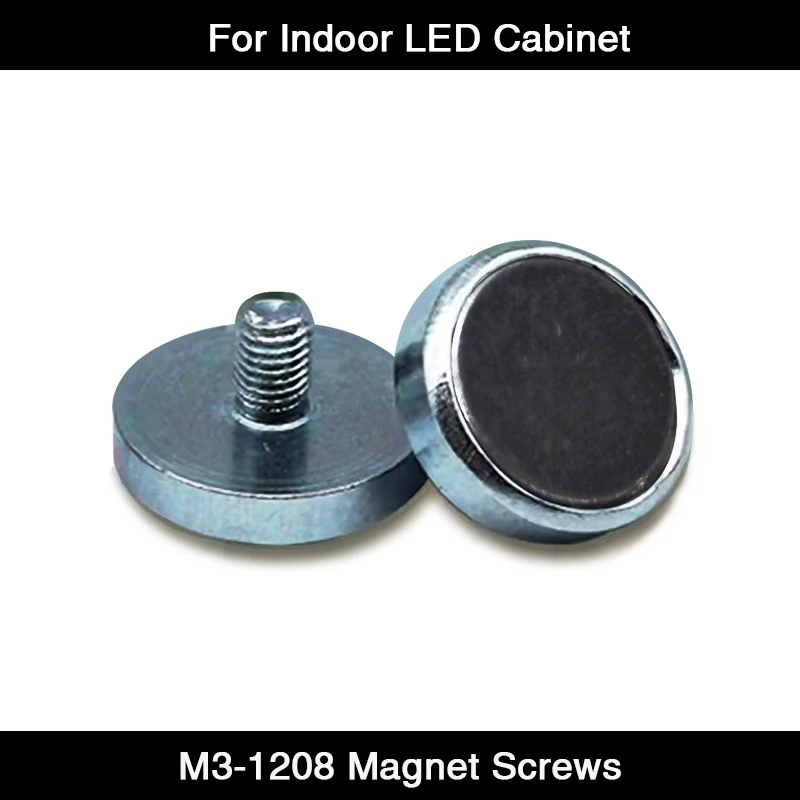 100Pcs/Lot M3-1208 Magnet Screws for Indoor LED Cabinet Full Color LED Display Panels Module