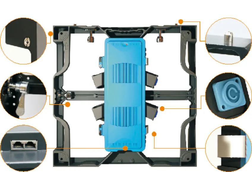 P3.91 indoor rental mini LED display