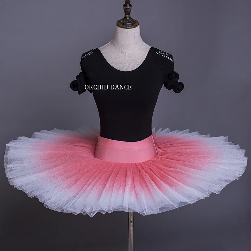 Professional High Quality Ballet Performance Wear Ombre Adult Girls Pancake Tutu