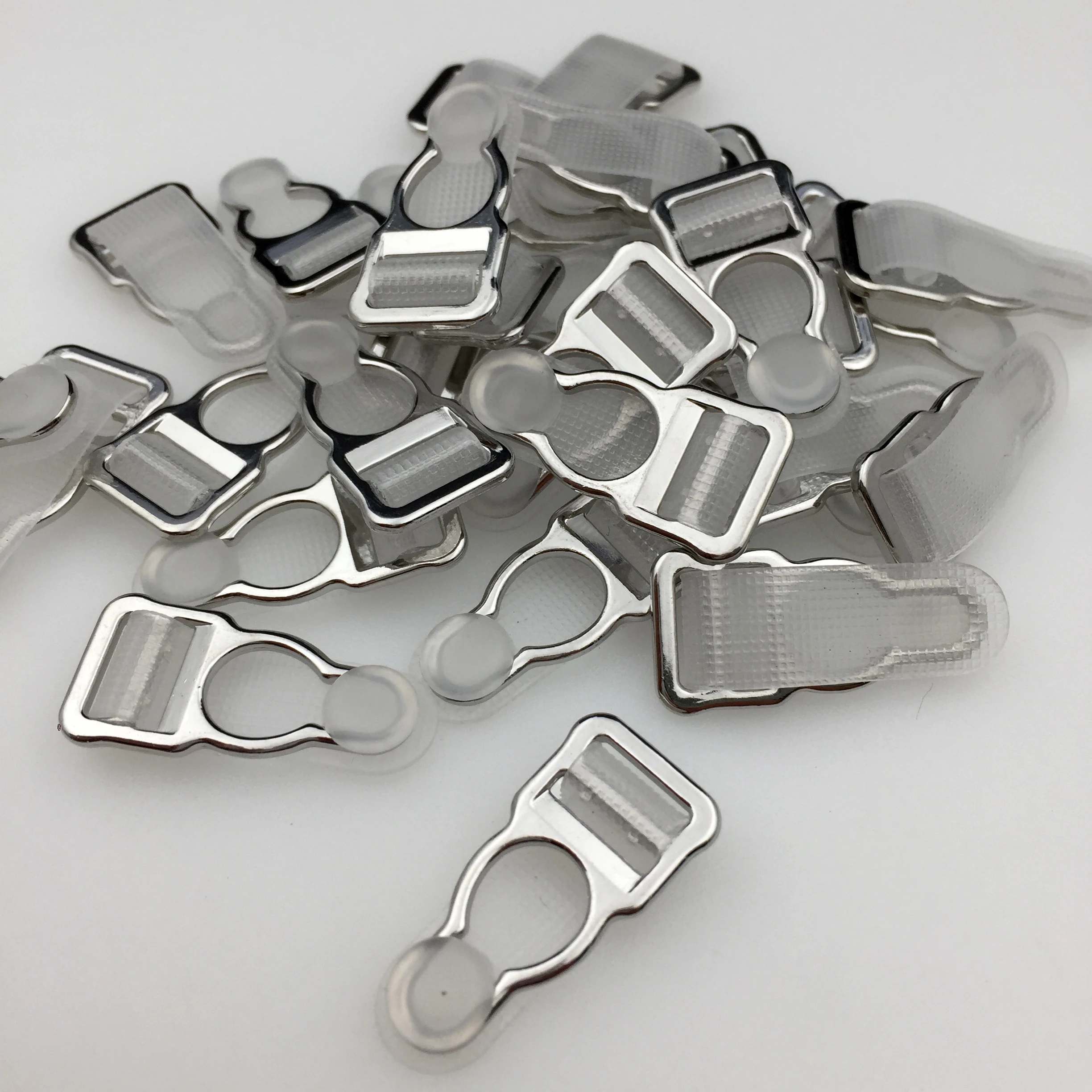 10mm 100Pcs Nickel-free Garter Clip Suspender Metal Belt End Buckle Strump-Straps Holder Clasps Making Garment DIY Accessories