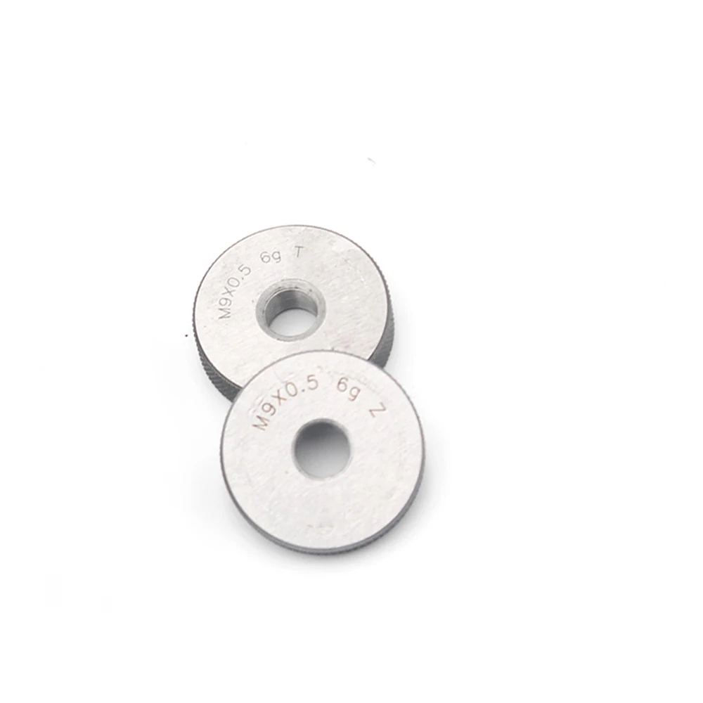 Calibre do Anel 6g para a Mão Direita Medidor Métrico sem Fio m9 M9x1.25 M9x1 M9x0.75 M9x0.5 t z