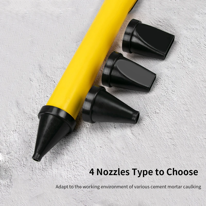 Cement Caulking Gun Security Door Grouting Tool Manual Stainless Stain Cement Grouting Mortar Sprayer Applicator Tool