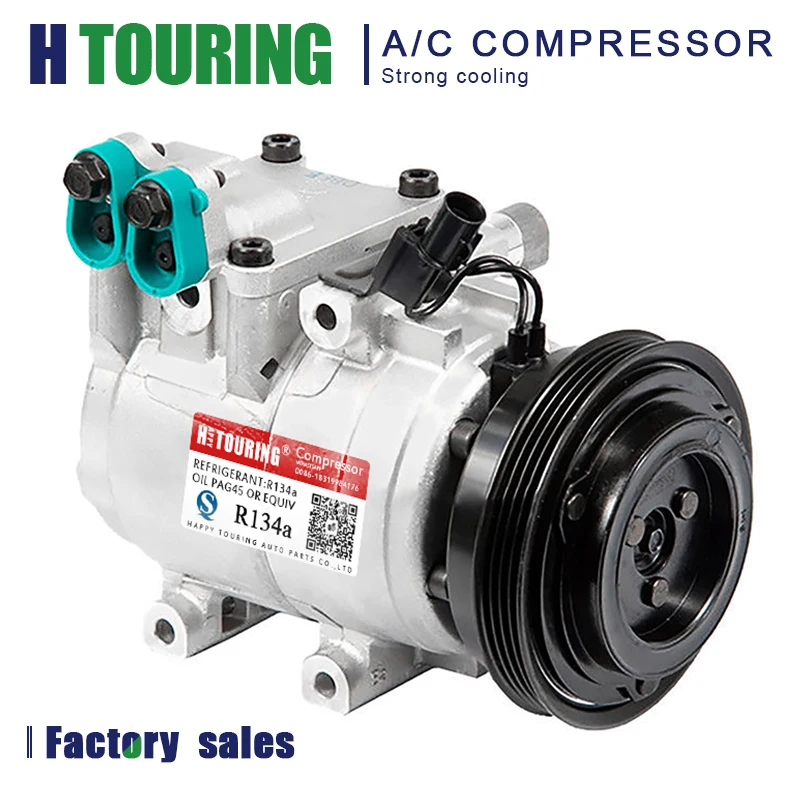 

AC Compressor For Hyundai Elantra Tiburon Matrix 2001-2008 HS15 97701-2D100 97701-2E000 97701-09000 97701-2C100 F500CD1BA01