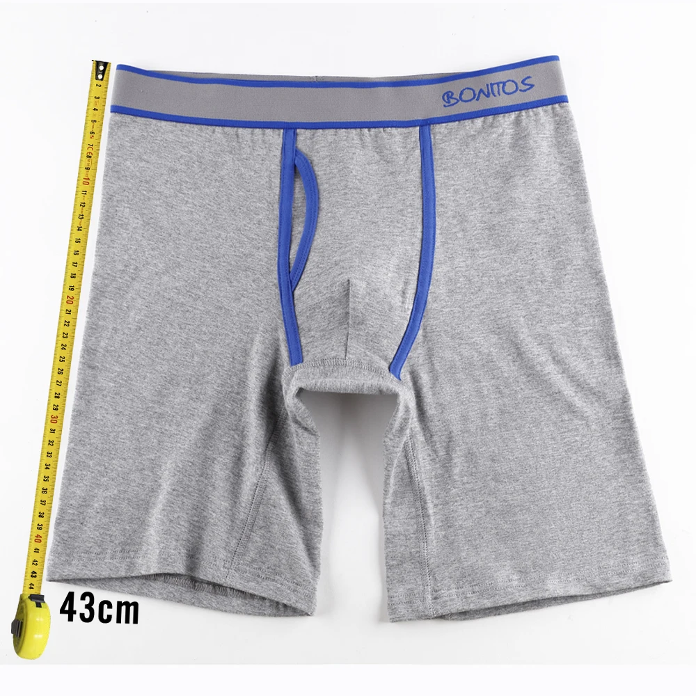 5pcs With Hole Underwear Male Boxershorts Long Boxers For Man Undrewear Cotton Men\'s Panties Mens Underpants Family Boxer Shorts