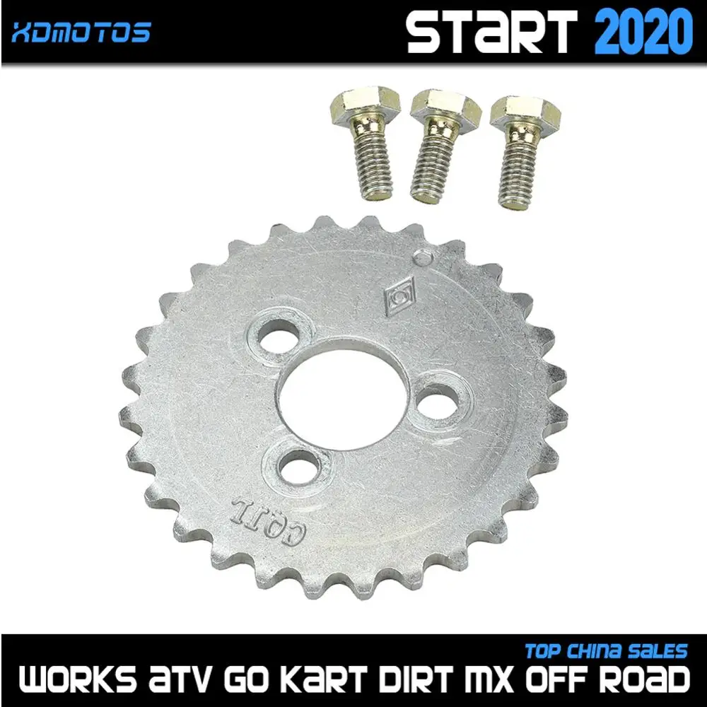 140cc Motorcycle 28 Tooth Camshaft Timing Sprocket with bolt For lifan 140 1P55FMJ lf140 Horizontal Engine Dirt Pit Bike Parts