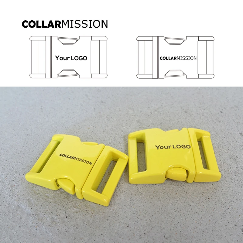 50 teile/los gravierte schnalle, wir bieten laser gravur service anpassen LOGO, gelb metall schnalle schnell seite release 20mm CCK20Y