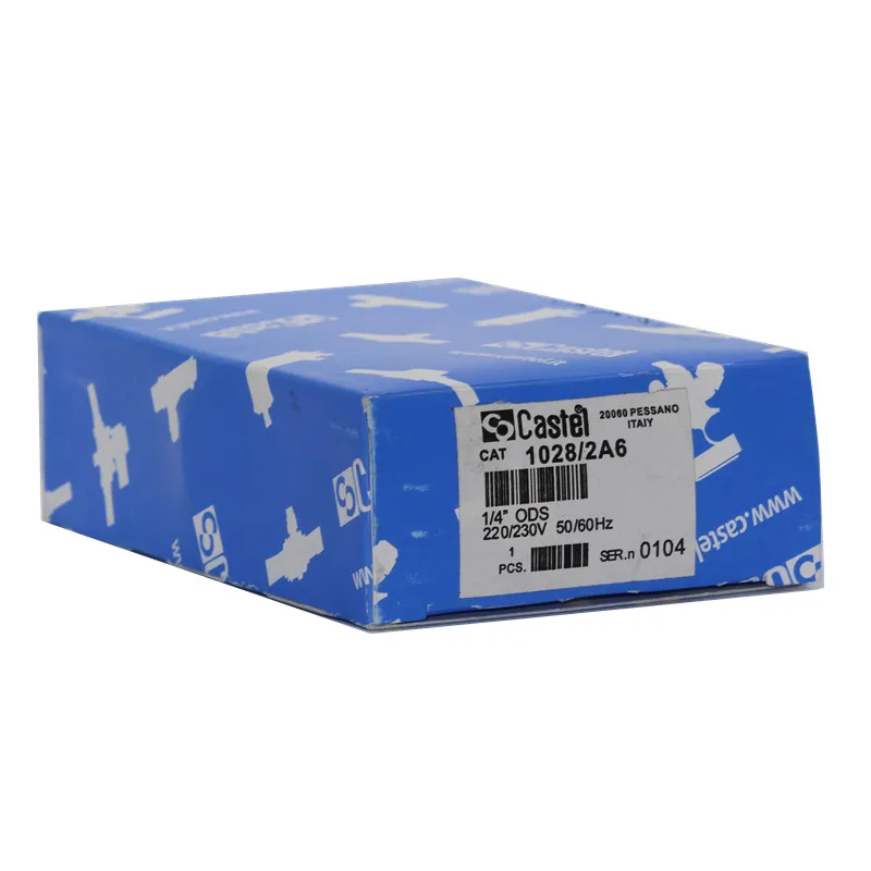 Detalle 4 de Electroválvula Castel welding Type 1028/2 air conditioning freezer solenoid valve 1028/2A6 Inner diameter of welded pipe is 6mm Neumática