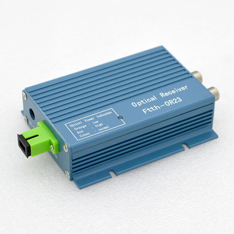 Imagem -03 - Ftth Catv Receptor Óptico Mini nó Wdm Conversor Agc Conector sc Apc Polegada rf Saída 96 Dpi Venda Especial 1pc Novo Or23b