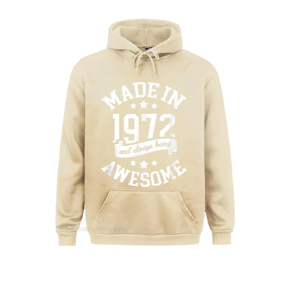 Made In 1972 49 Years Old Bday 49th Birthday Men Women Hooded Pullover Hoodies Fashion Cartoon Male Sweatshirts Unique Clothes