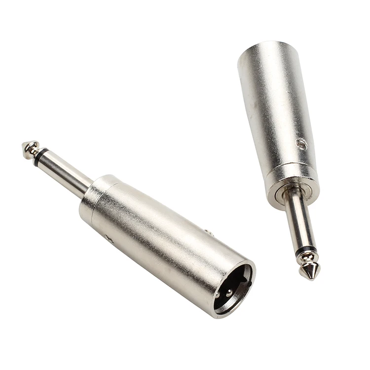 

Male 3-Pin XLR to Male 1/4 inch 6.35mm Stereo Jack Connector Audio Adapter