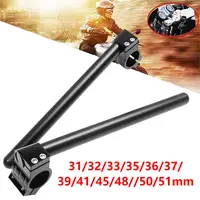 Manillar Universal de motocicleta de 7/8 ""y 22mm, elevador de aluminio elevado, manillar CNC ajustable, barras de mango de horquilla, Clip Ons