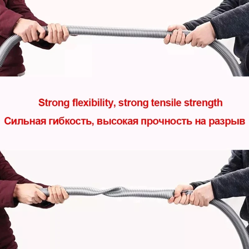 A mangueira da linha palhas interno 38mm exterior 45mm para aspiradores de pó acessórios do agregado familiar rosqueou a substituição das peças sobresselentes da tubulação do tubo