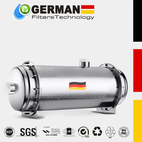 Système de filtre à eau en acier inoxydable 304, purificateur d'ultrafiltration PVDF, 3000l, filtres UF droits pour boissons de cuisine domestiques commerciales