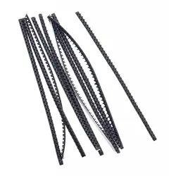 10Pcs Rubber Headband DIY Parts Hairband Accessory With Teeth For Men Women