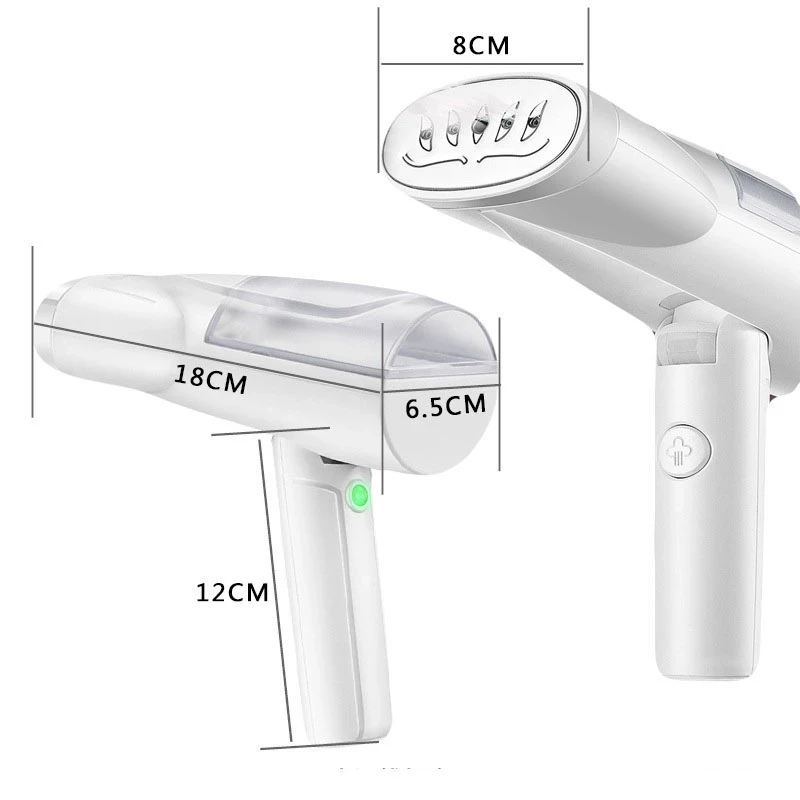 مكوّاة قابلة للطي معلقة يدويًا مكواة كهربائية بالبخار منزلي صغير محمول عنبر ملابس سفر مكوّاة