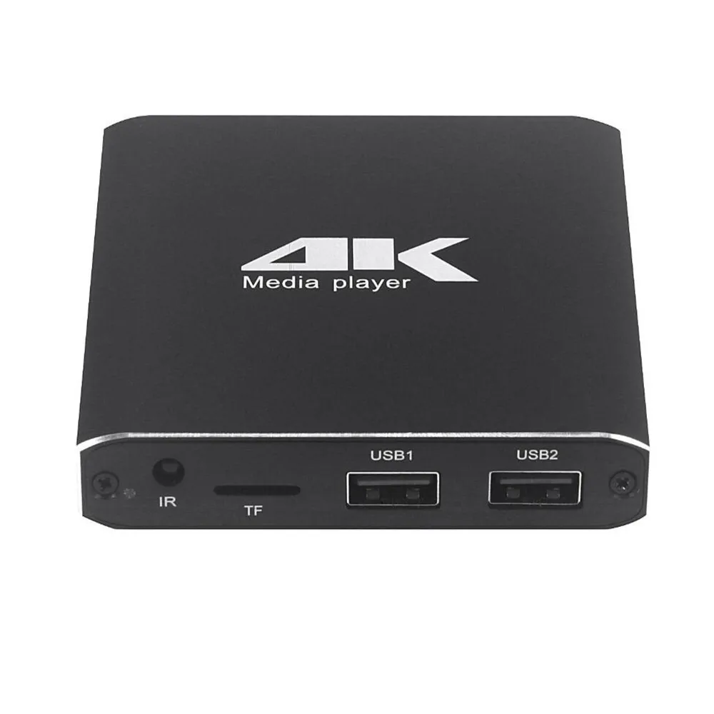 Przenośny odtwarzacz multimedialny Mini 4K HD z portami USB Micro karta SD TF autoodtwarzanie PPT odtwarzacz muzyczny wideo MP4 5TB HDD Realplayer