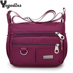 Casual Bolsos sac a main damska torba kurierska wodoodporna torba na ramię z tkaniny oxford torebki dla mamy o dużej pojemności Tote Crossbody