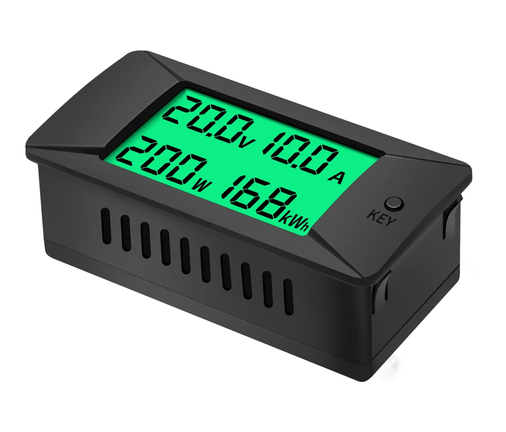 4IN1 DC Цифровой Измеритель постоянного тока 0 ~ 300V ± 50A 100A 200A 300A Voltmter Амперметр Мощность электрической энергии заряда-разряда тестер 12V Мощность