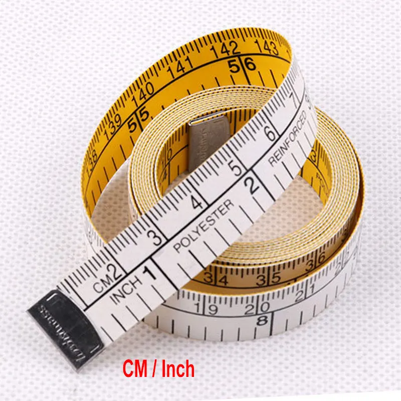 1Pcs Multifunction 1.5M Double Side Soft PU Tape Measure Ruler CM/Inch Office School Measuring Tools Supplies